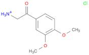 2-(3,4-DIMETHOXY-PHENYL)-2-OXO-ETHYL-AMMONIUM, CHLORIDE