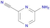 Pyrazinecarbonitrile, 6-amino- (9CI)