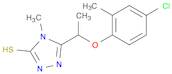 5-(1-(4-Chloro-2-methylphenoxy)ethyl)-4-methyl-4H-1,2,4-triazole-3-thiol