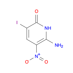 2(1H)-Pyridinone, 6-amino-3-iodo-5-nitro-