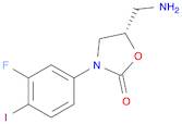 (S)-5-(aminomethyl)-3-(3-fluoro-4-iodophenyl)oxazolidin-2-one