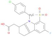 4-[(4-chlorophenyl)Methyl]-7-fluoro-1,2,3,4-tetrahydro-5-(Methylsulfonyl)-Cyclopent[b]indole-3-ace…