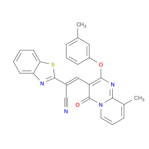 α-[[9-Methyl-2-(3-methylphenoxy)-4-oxo-4H-pyrido[1,2-a]pyrimidin-3-yl]methylene]-2-benzothiazoleac…