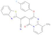 α-[[2-(4-Fluorophenoxy)-9-methyl-4-oxo-4H-pyrido[1,2-a]pyrimidin-3-yl]methylene]-2-benzothiazoleac…