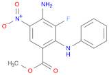 Methyl 4-Amino-3-Fluoro-5-Nitro-2-(Phenylamino)Benzoate