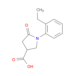 1-(2-ETHYLPHENYL)-5-OXOPYRROLIDINE-3-CARBOXYLIC ACID