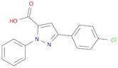 5-(4-CHLORO-PHENYL)-2-PHENYL-2H-PYRAZOLE-3-CARBOXYLIC ACID