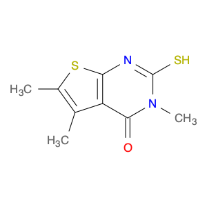 2-MERCAPTO-3,5,6-TRIMETHYLTHIENO[2,3-D]PYRIMIDIN-4(3H)-ONE