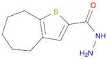 4H-Cyclohepta[b]thiophene-2-carboxylicacid,5,6,7,8-tetrahydro-,hydrazide(9CI)