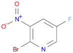 2-BROMO-5-FLUORO-3-NITROPYRIDINE