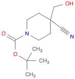 TERT-BUTYL 4-CYANO-4-(HYDROXYMETHYL)PIPERIDINE-1-CARBOXYLATE