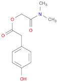 4-Hydroxy Benzeneacetic Acid 2-(DiMethylaMino)-2-oxoethyl Ester