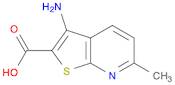 3-Amino-6-methylthieno[2,3-b]pyridine-2-carboxylic acid