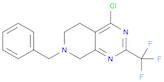 7-benzyl-4-chloro-2-(trifluoromethyl)-5,6,7,8-tetrahydropyrido[3,4-d]pyrimidine