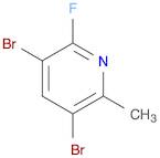 3,5-Dibromo-2-fluoro-6-methylpyridine