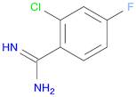 2-CHLORO-4-FLUORO-BENZAMIDINE