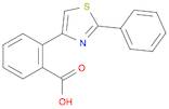 2-(2-PHENYL-1,3-THIAZOL-4-YL)BENZENECARBOXYLIC ACID