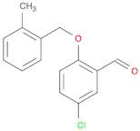 5-CHLORO-2-[(2-METHYLBENZYL)OXY]BENZALDEHYDE