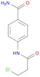 4-[(3-CHLOROPROPANOYL)AMINO]BENZAMIDE