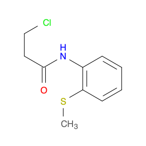 3-CHLORO-N-[2-(METHYLTHIO)PHENYL]PROPANAMIDE