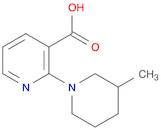 3-Pyridinecarboxylicacid,2-(3-methyl-1-piperidinyl)-(9CI)