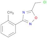 5-(CHLOROMETHYL)-3-(2-METHYLPHENYL)-1,2,4-OXADIAZOLE