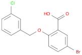 5-bromo-2-[(3-chlorobenzyl)oxy]benzoic acid