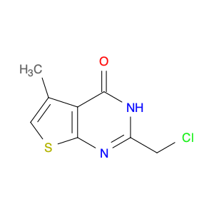 2-(CHLOROMETHYL)-5-METHYLTHIENO[2,3-D]PYRIMIDIN-4(3H)-ONE