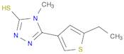 5-(5-Ethylthiophen-3-yl)-4-methyl-4H-1,2,4-triazole-3-thiol