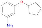 Benzenamine, 3-(cyclopentyloxy)- (9CI)