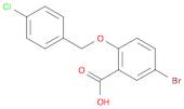 5-bromo-2-[(4-chlorobenzyl)oxy]benzoic acid