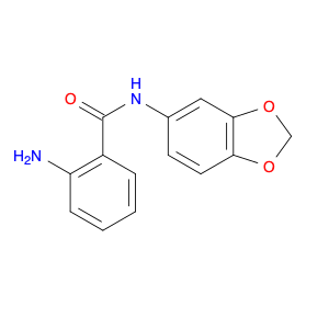 Benzamide, 2-amino-N-1,3-benzodioxol-5-yl- (9CI)