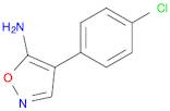 4-(4-Chlorophenyl)isoxazol-5-amine