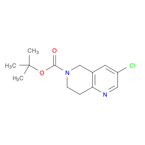 1,6-NAPHTHYRIDINE-6(5H)-CARBOXYLIC ACID, 3-CHLORO-7,8-DIHYDRO-, 1,1-DIMETHYLETHYL ESTER