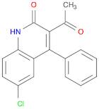 1-(6-CHLORO-2-HYDROXY-4-PHENYL-QUINOLIN-3-YL)-ETHANONE