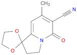 7'-Methyl-5'-oxo-3',5'-dihydro-2'H-spiro[[1,3]dioxolane-2,1'-indolizine]-6'-carbonitrile