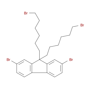 2,7-Dibromo-9,9-bis(6-bromohexyl)fluorene