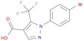 1-(4-BROMOPHENYL)-5-(TRIFLUOROMETHYL)-1H-PYRAZOLE-4-CARBOXYLIC ACID