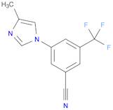 3-(4-Methyl-1H-imidazol-1-yl)-5-(trifluoromethyl)benzonitrile