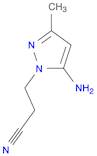 1H-Pyrazole-1-propanenitrile,5-amino-3-methyl-(9CI)