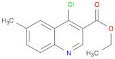 ETHYL 4-CHLORO-6-METHYLQUINOLINE-3-CARBOXYLATE