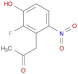 1-(2-fluoro-3-hydroxy-6-nitrophenyl)propan-2-one