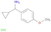 CYCLOPROPYL(4-METHOXYPHENYL)METHYLAMINE-HCl