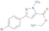 ETHYL 3-(4-BROMOPHENYL)-1-METHYL-1H-PYRAZOLE-5-CARBOXYLATE