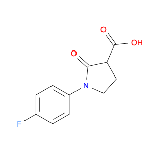 1-(4-FLUOROPHENYL)-2-OXOPYRROLIDINE-3-CARBOXYLIC ACID