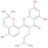 5,7-Dihydroxy-2-(5-hydroxy-2,2-dimethyl-2H-1-benzopyran-8-yl)-3-(3-methyl-2-butenyl)-4H-1-benzopyr…