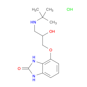 4-(3-(tert-Butylamino)-2-hydroxypropoxy)-1H-benzo[d]imidazol-2(3H)-one hydrochloride