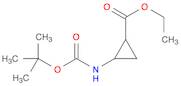 ethyl 2-{[(tert-butoxy)carbonyl]amino}cyclopropane-1-carboxylate