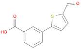 3-(5-Formylthiophen-2-yl)benzoic acid