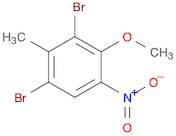 1,3-DIBROMO-4-METHOXY-2-METHYL-5-NITROBENZENE